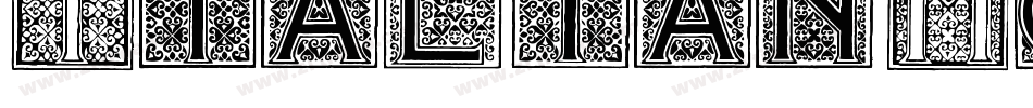 Italian Mosaic Ornaments字体转换